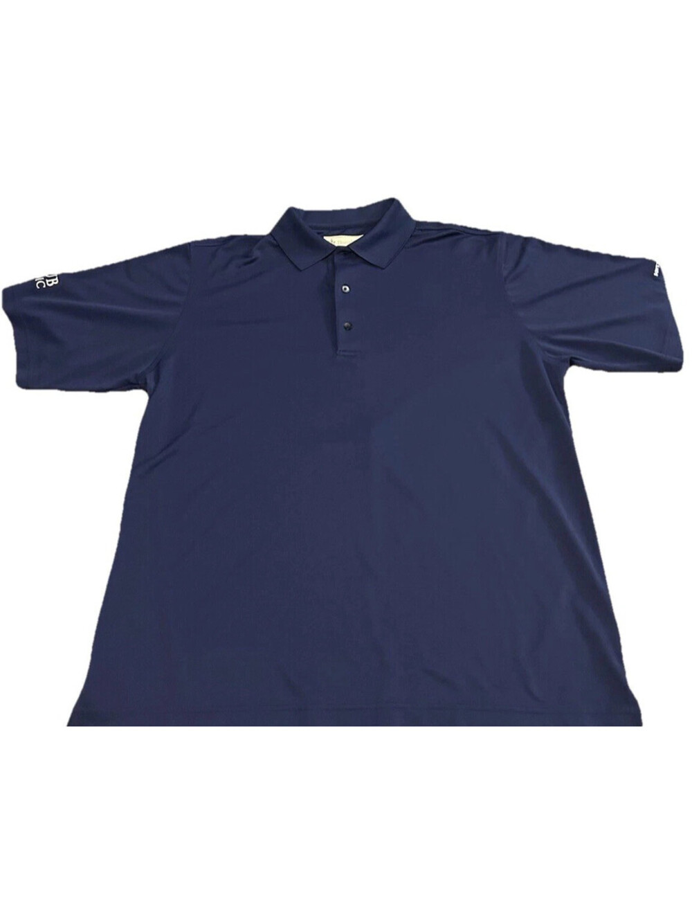 Donald Ross Golf Polo Men's Medium The Club Classic 1/4 Button Up Short Sleeve